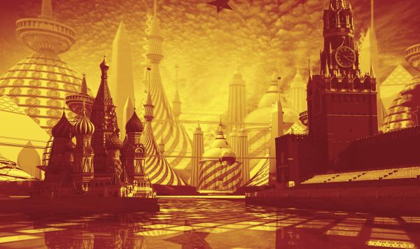 Картина Алексея Беляева-Гинтовта 55° 44′ 49.51″ N, 37° 36′ 43.83″ E, цикл "Сверхновая Москва"