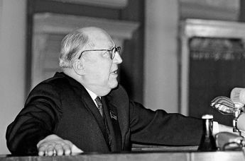 Генеральный прокурор СССР, бывший главный обвинитель от СССР на Нюрнбергском процессе Роман Андреевич Руденко, 1965
