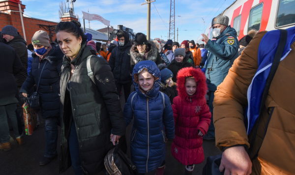 Прибытие беженцев из ДНР и ЛНР в Воронеж