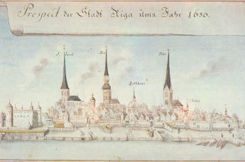 Изображение Риги 1650 года