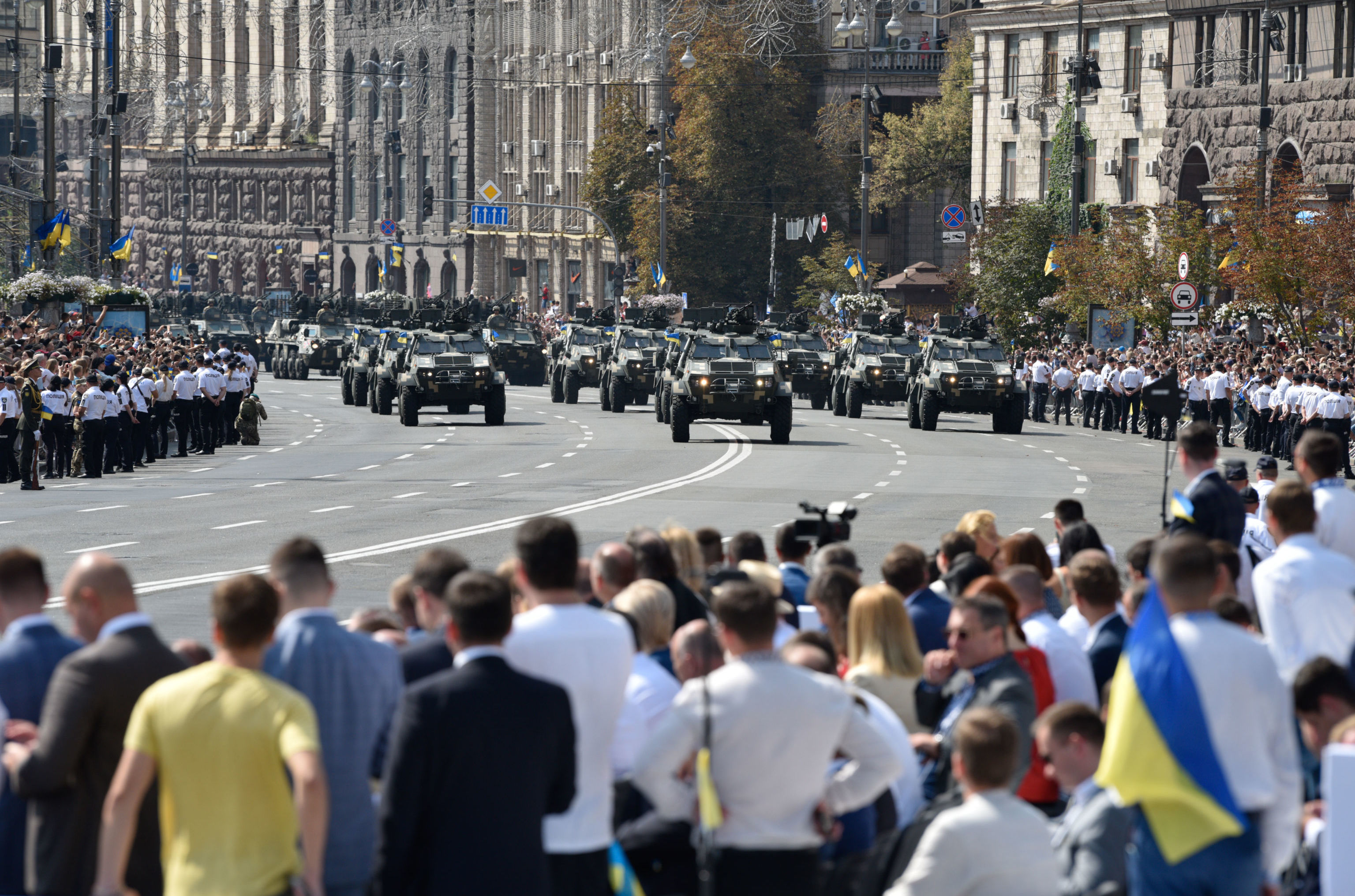 Военная техника ВС Украины на параде в честь 30-летия независимости Украины в Киеве