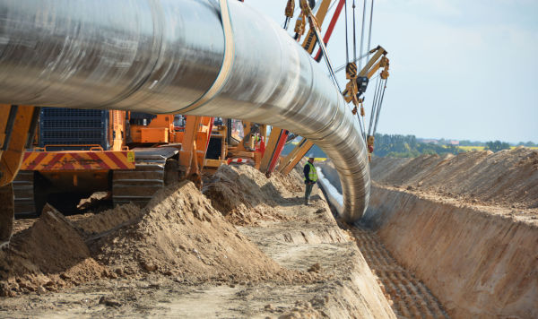 Строительство трубопровода в Германии