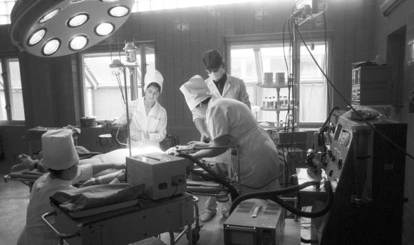Отделение реанимации городской больницы №7, Рига, 1980-е годы