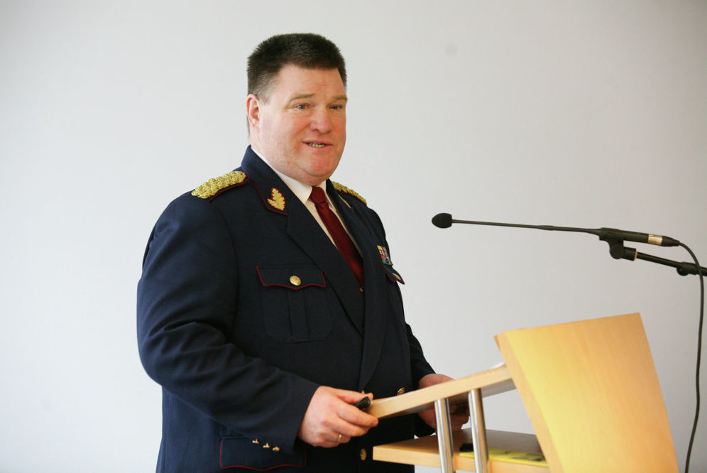 Начальник Государственной полиции Интс Кюзис.