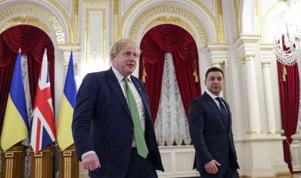 Визит премьер-министра Великобритании Бориса Джонсона в Киев
