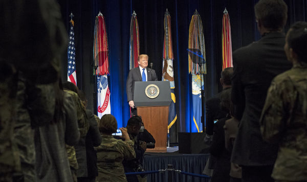 Президент США Дональд Трамп представил в Пентагоне доклад по программе ПРО, 17 января 2019