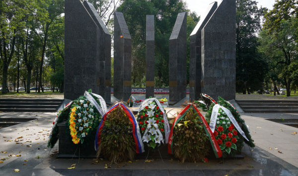 Мемориал воинам-освободителям Даугавпилса в Парке Дубровина