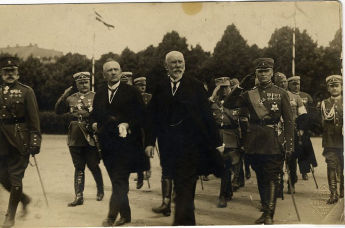 Первый президент Латвии Янис Чаксте 