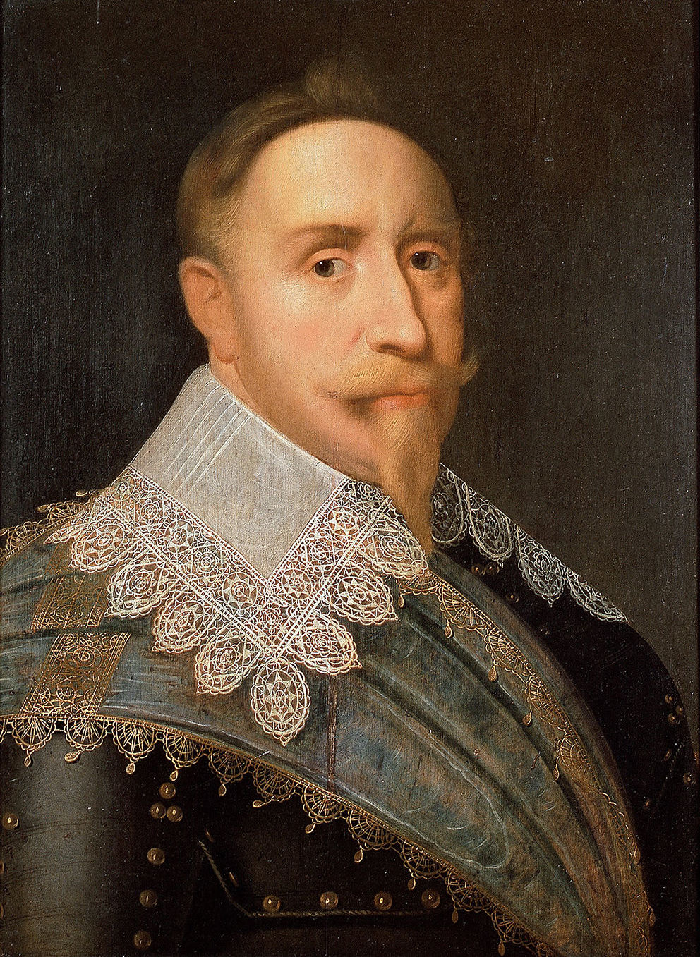 Портрет короля Швеции Густава II Адольфа