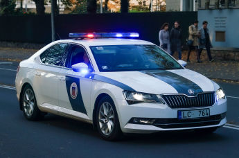 Автомобиль Полиции Латвии