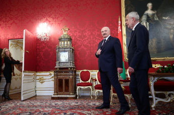 Президент Белоруссии Александр Лукашенко и Федеральный президент Австрии Александр Ван дер Беллен, 12 ноября 2019 года