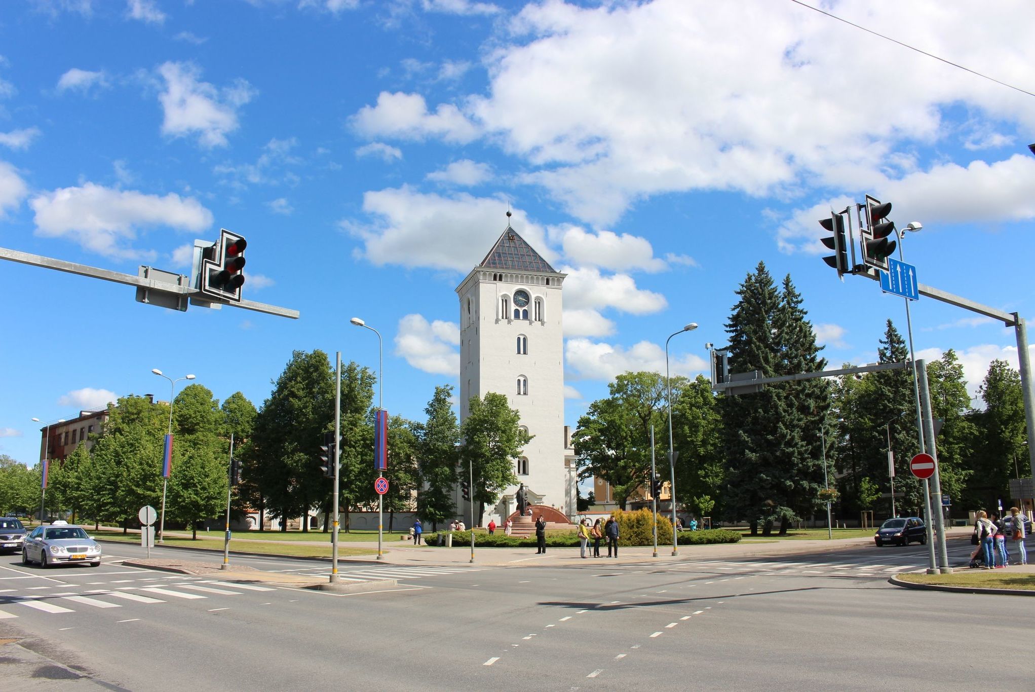 Башня Елгавской церкви Святой Троицы