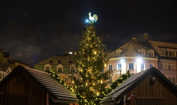 Рождественская елка на Домской площади в Риге