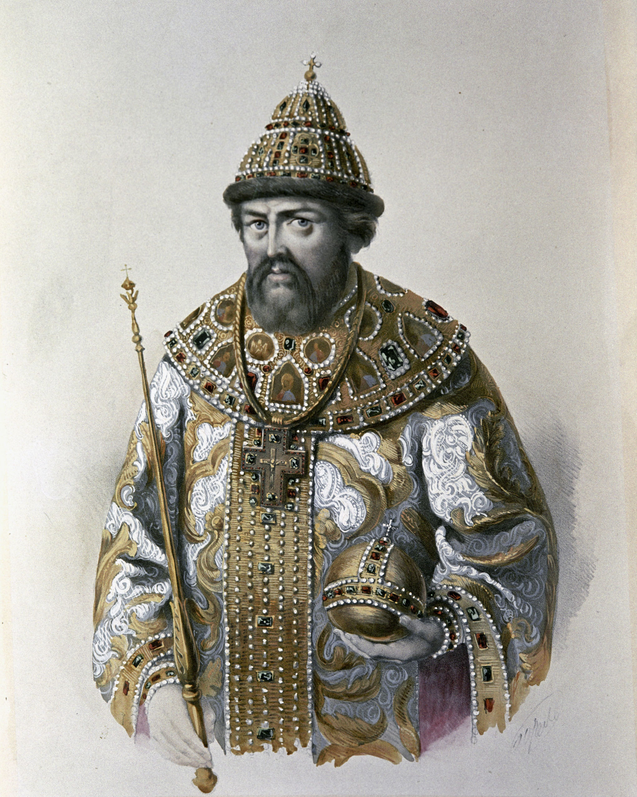 Портрет царя Бориса Федоровича Годунова.
