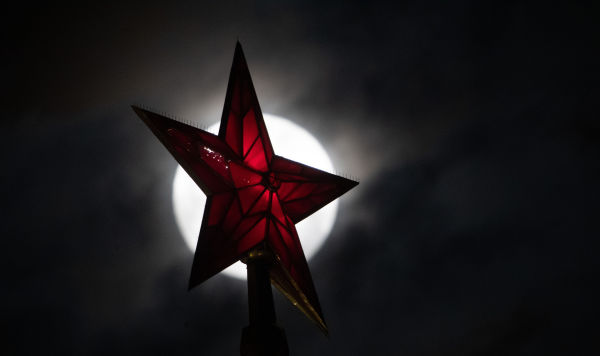 Одна из звезд на башне Московского Кремля