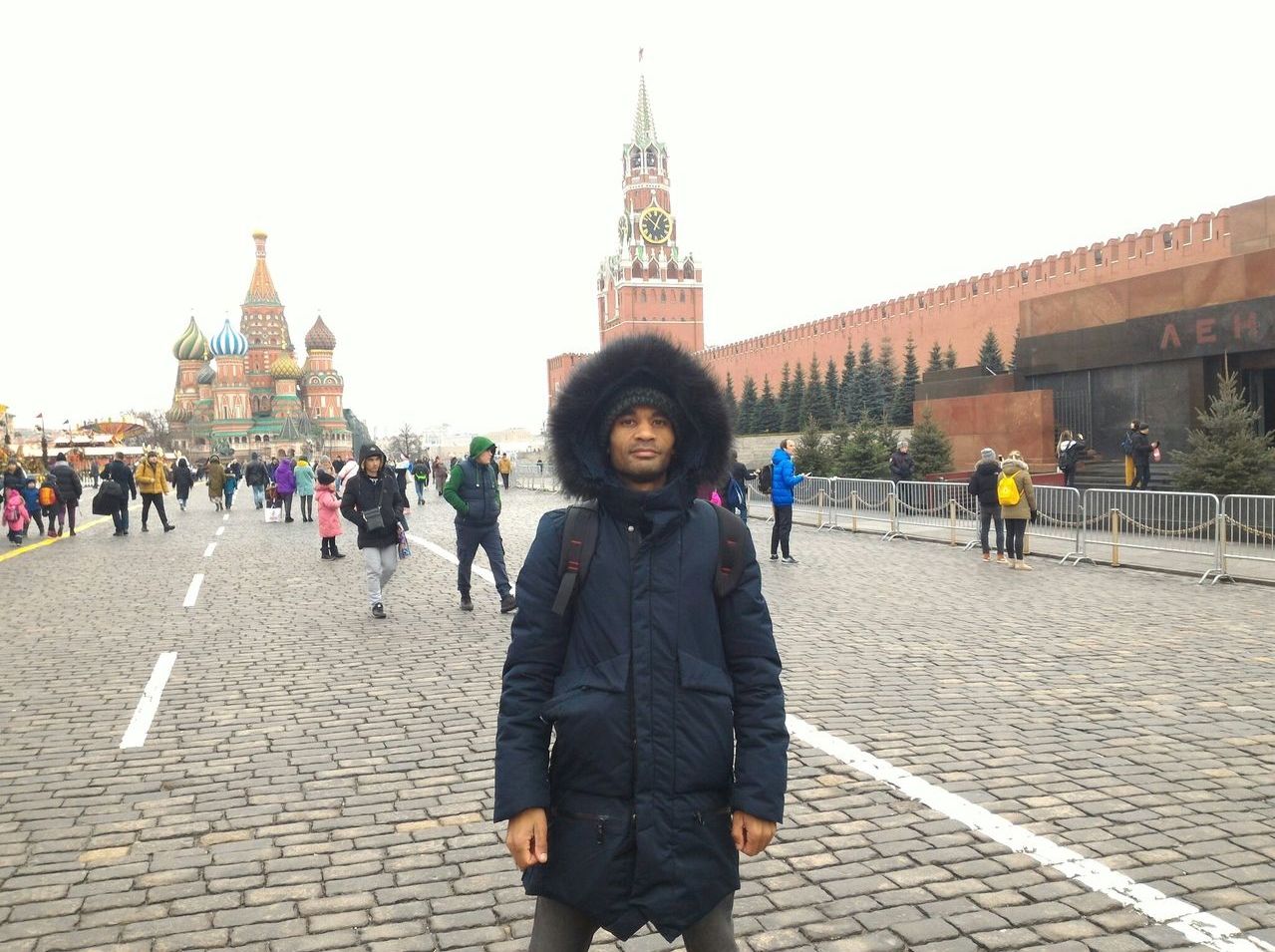 Бенес Айо на Красной площади в Москве