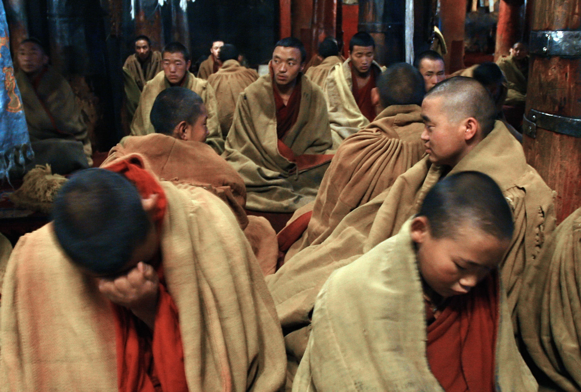 В монастыре Ташилумпо в городе Шигатса. Тибет.