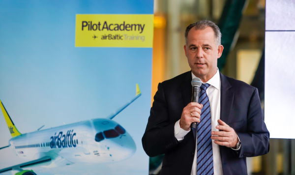 Председатель правления авиакомпании airBaltic Мартин Гаусс