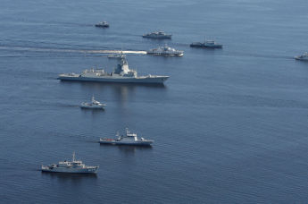 Корабли НАТО в Балтийском море во время учений