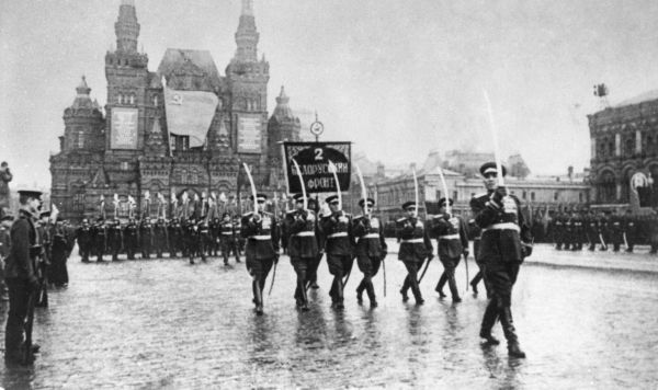 Парад на Красной площади в честь победы СССР над Германией, 24 июня 1945 года