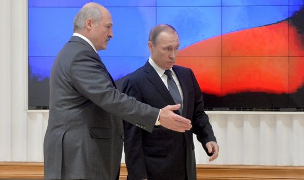 Александр Лукашенко и Владимир Путин.