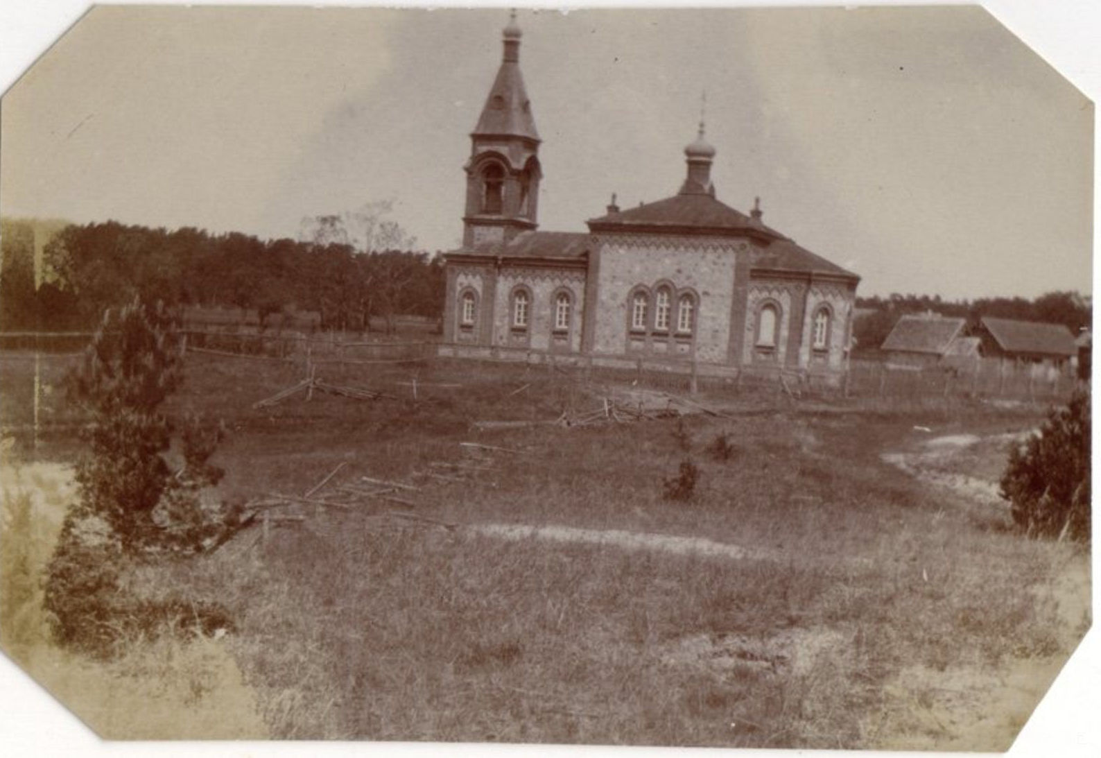 Православный храм Рождества Христова на мысе Колка, 1917 год