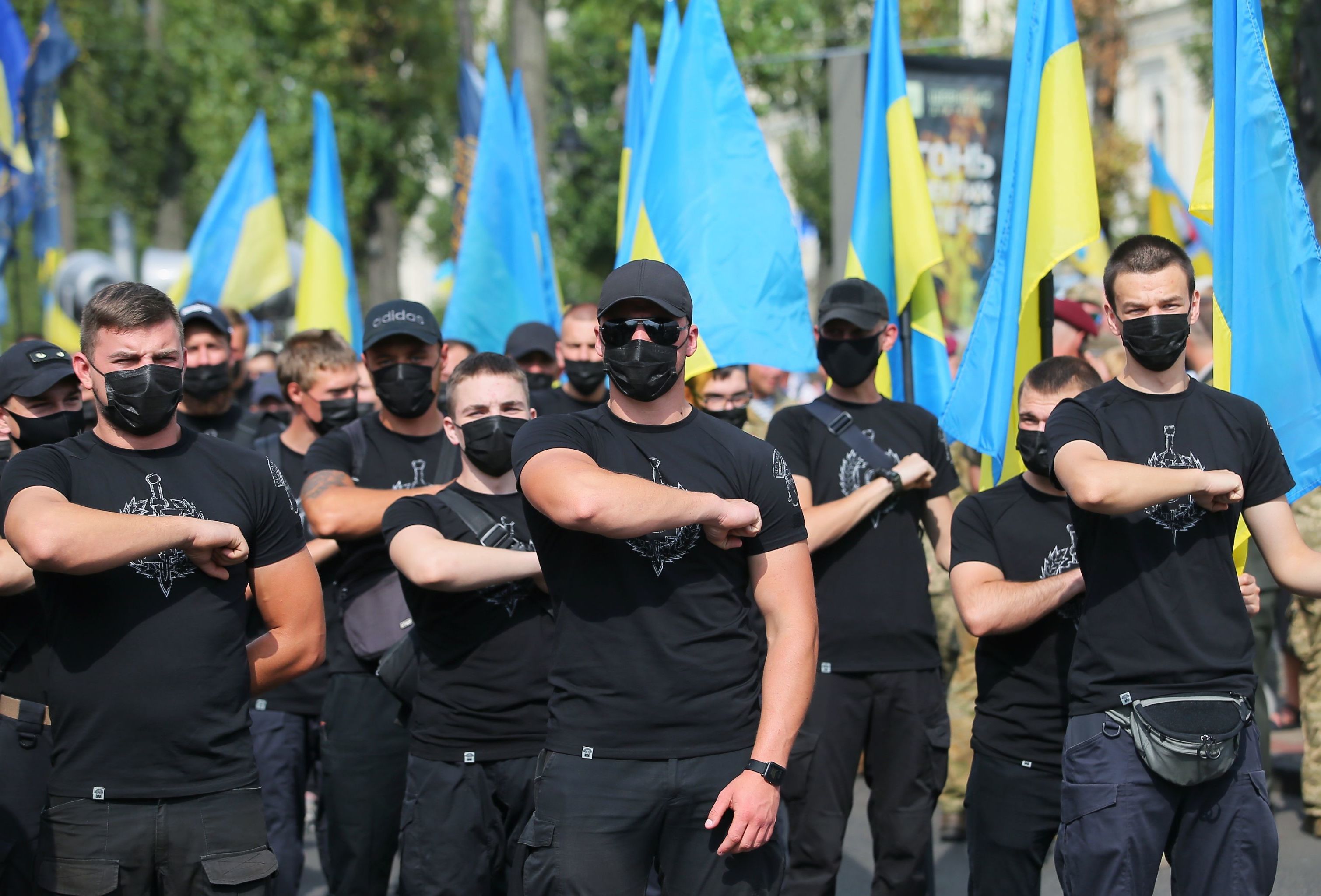 "Марш защитников" в Киеве, 24 августа 2020