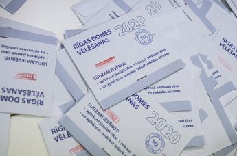 Подсчет голосов на выборах в городскую думу Риги, 29 августа 2020
