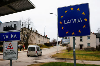 Граница Литвы с Латвией
