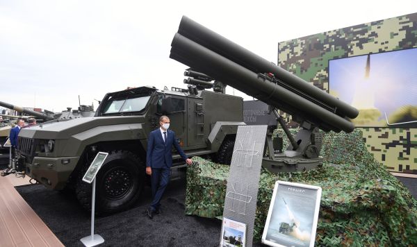 Противотанковый ракетный комплекс "Гермес" на выставке вооружений Международного военно-технического форума (МВТФ) "Армия-2020" в военно-патриотическом парке "Патриот"