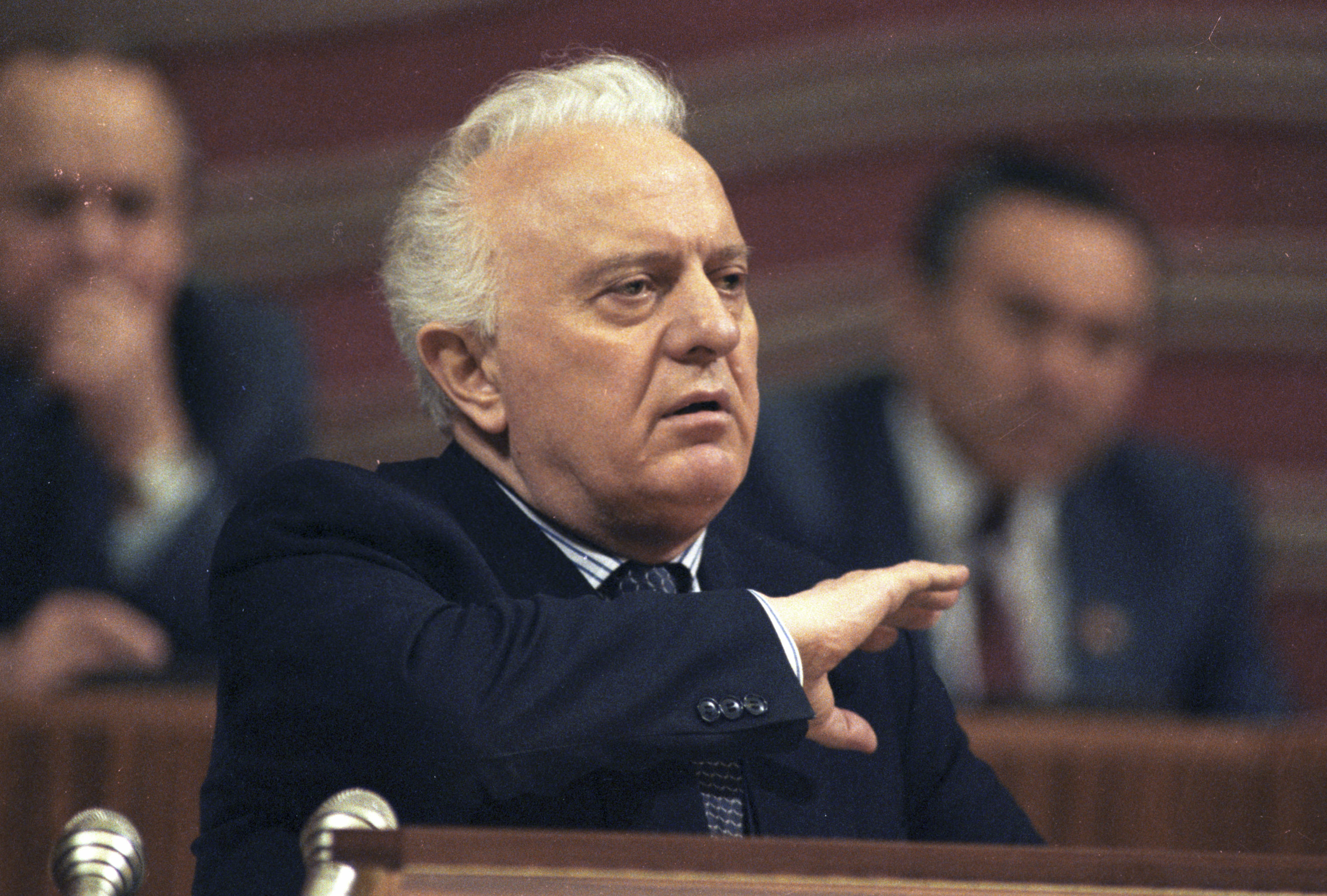 Бывший руководитель ЦК КПСС Грузии и министр иностранных дел СССР Эдуард Шеварднадзе 