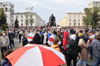 Акция протеста в Минске, архивное фото