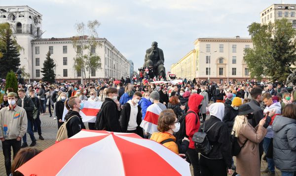 Акция протеста в Минске, архивное фото