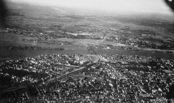 Аэрофотосъемка Риги, 1918 год