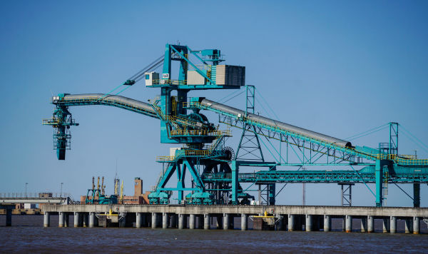 Балтийский угольный терминал в Вентспилсском свободном порту