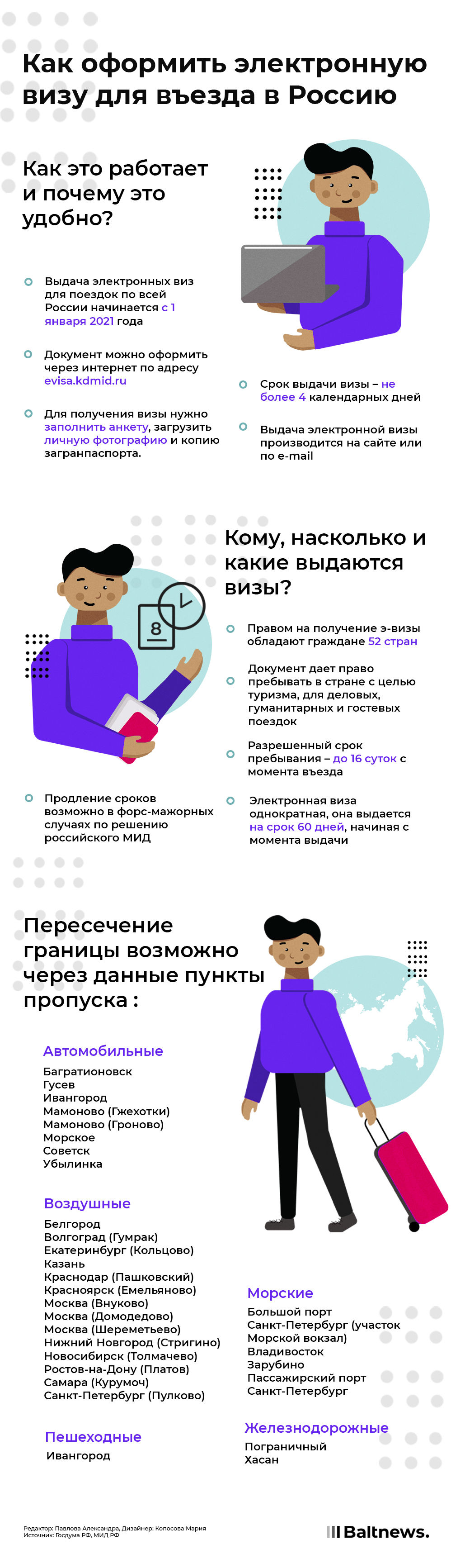 Как оформить электронную визу для въезда в Россию
