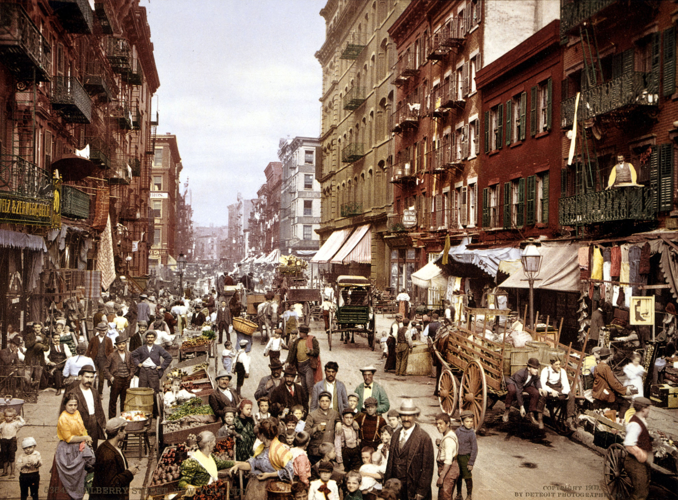 Нью-Йорк, 1900 год