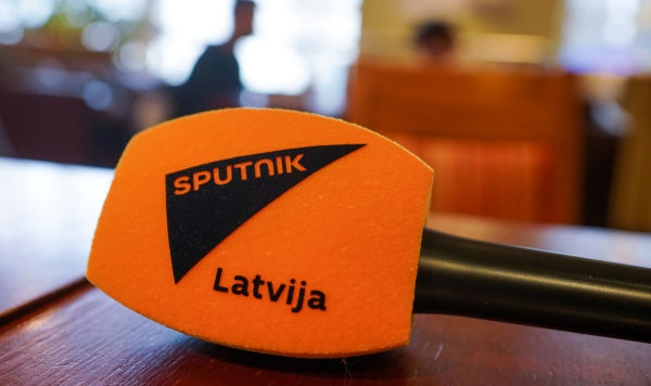 Логотип Международного информационного агентства "Sputnik" 