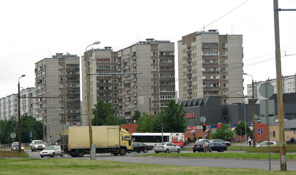 Улица Андрея Сахарова в Риге