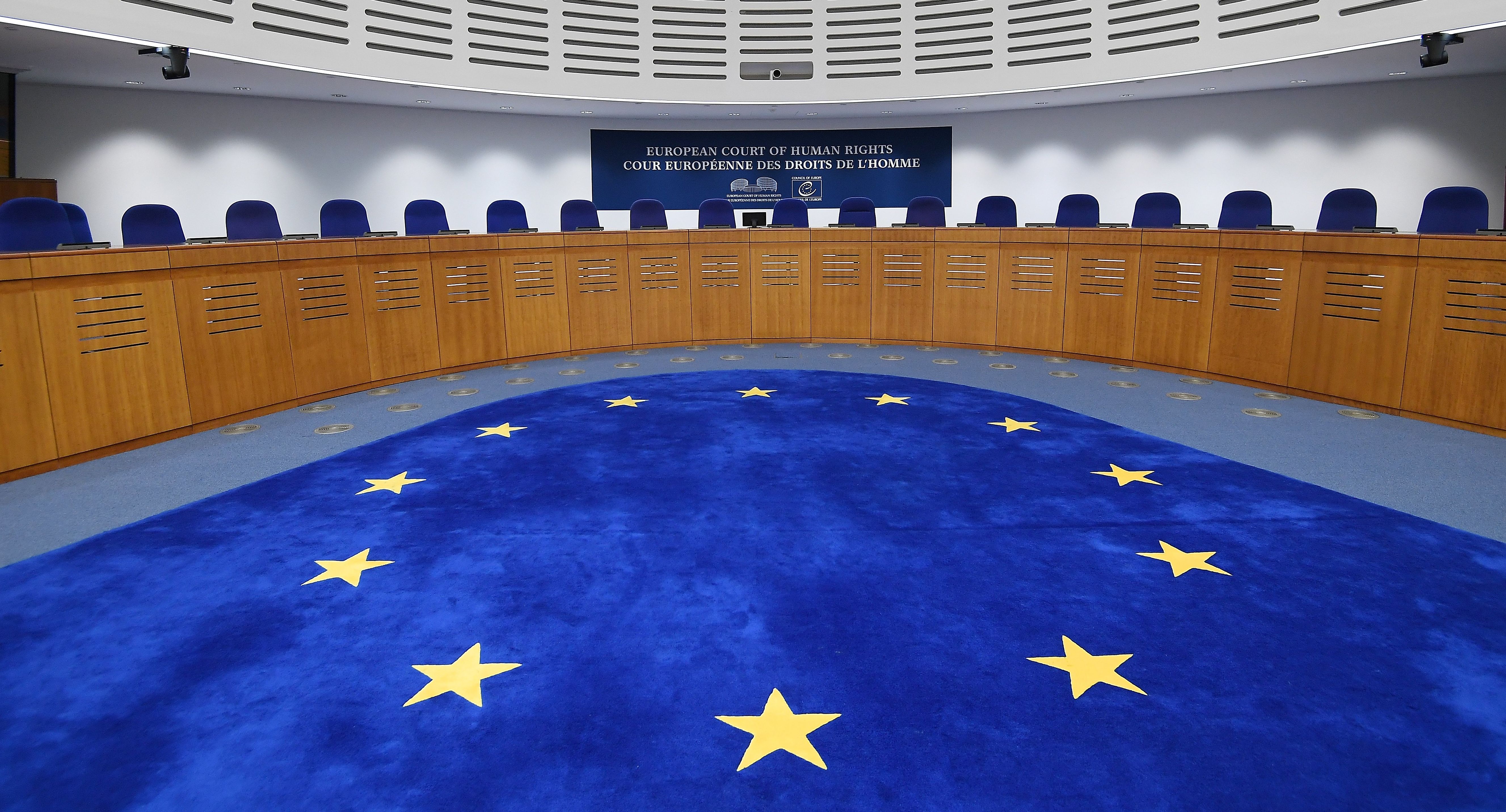 Зал заседаний Европейского суда по правам человека в Страсбурге