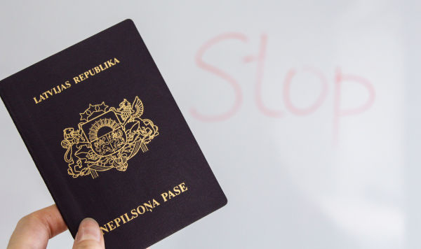 Паспорт негражданина Латвии 