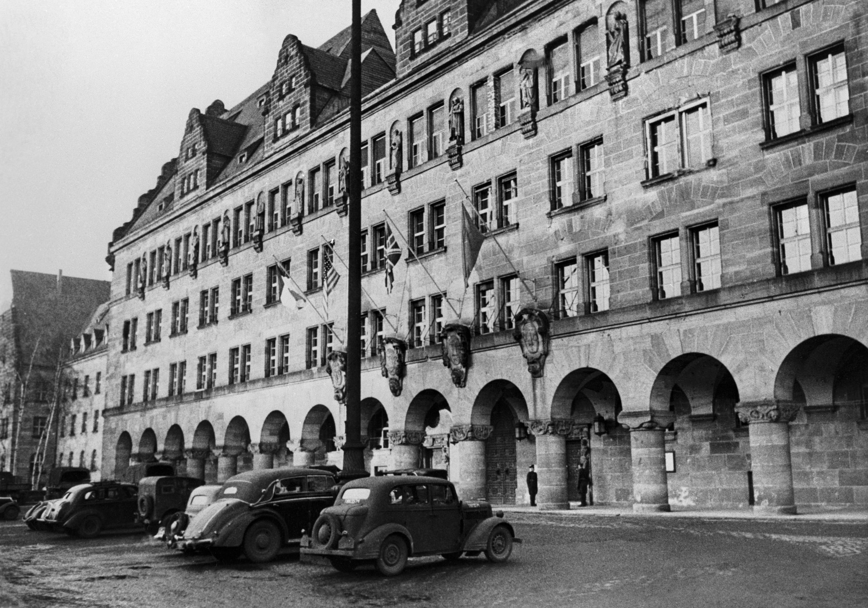 Здание Нюрнбергского Двореца юстиции.