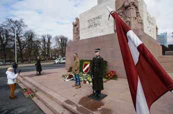 День памяти латышских легионеров "Ваффен СС" в Риге, 16 марта 2021