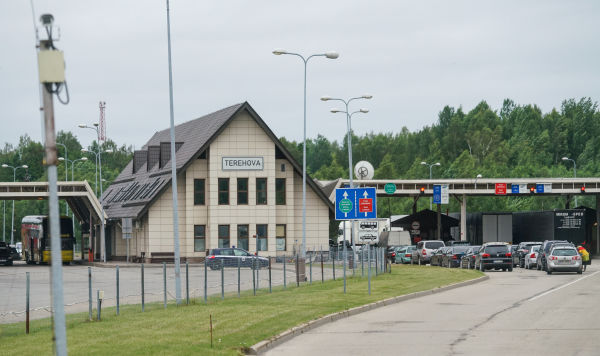 Пункт пропуска "Терехово" на латвийско-российской границе