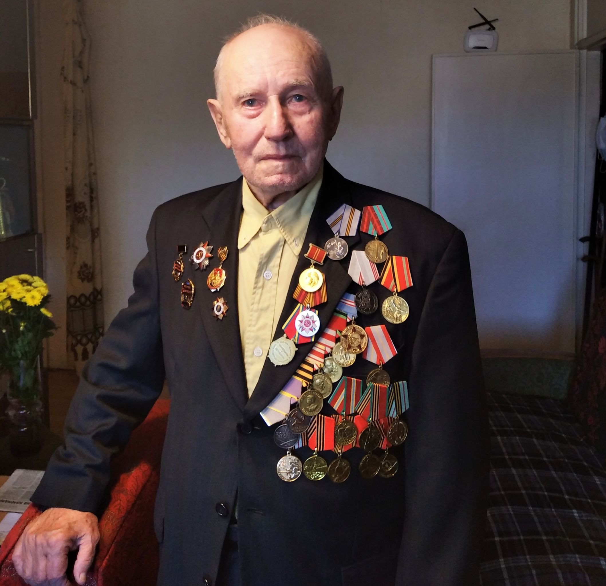 Ветеран Великой Отечественной войны Владимир Слепнев, май 2021 года