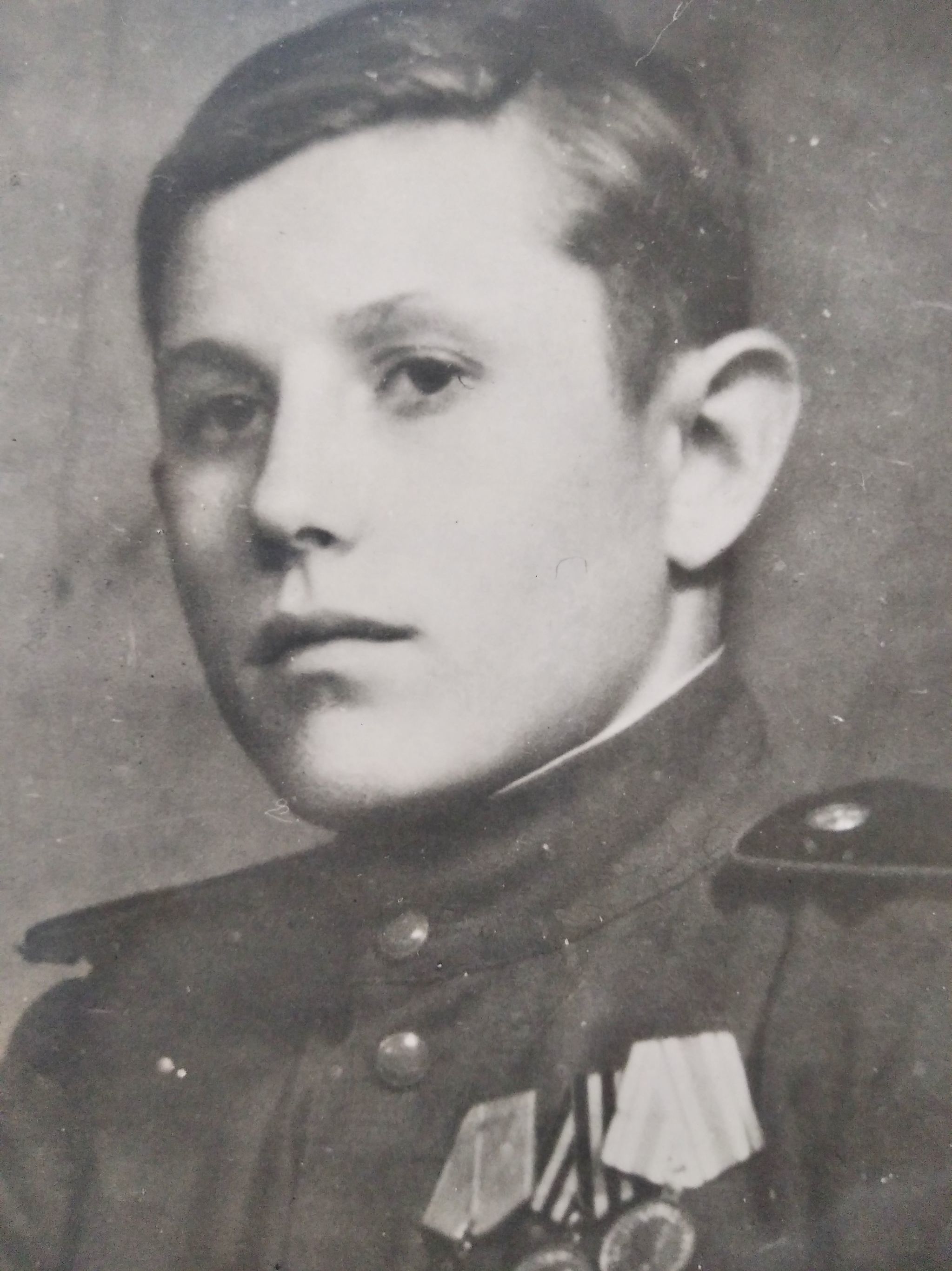 Ветеран ВОВ Владимир Александрович Слепнев, 1945 год