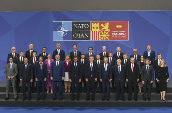 Лидеры стран НАТО на саммите НАТО в Мадриде, Испания, 29 июня 2022