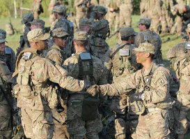 В Адажи проходят международные военные учения сухопутных сил "Серебряная стрела".