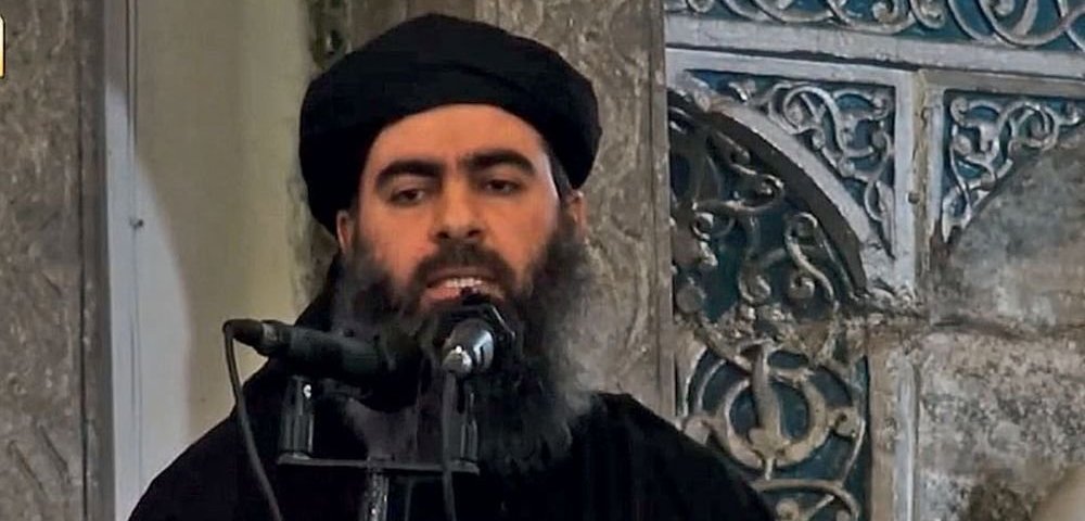 Лидер экстремистской группировки "Исламское государство" Абу Бакр аль-Багдади.