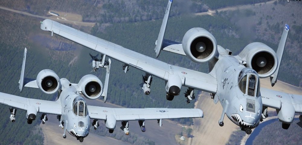 Штурмовики А-10 Thunderbolt II.